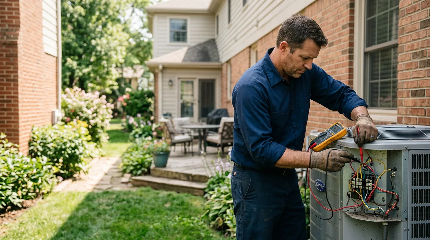 HVAC technician working near Peoria, AZ